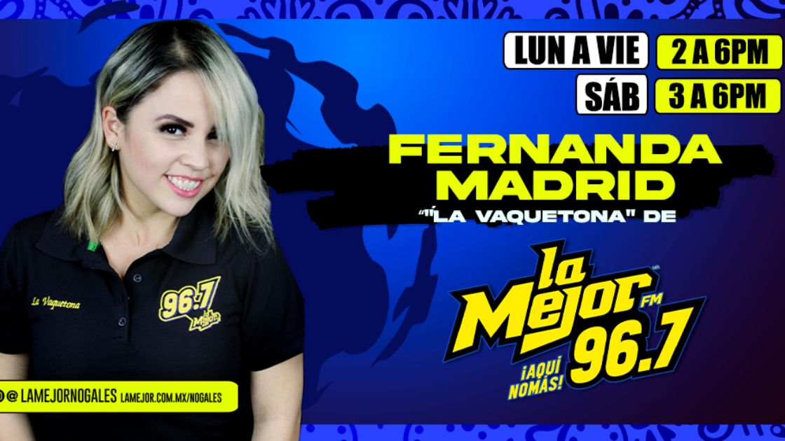 Fernanda Madrid la Vaquetona de La Mejor de la 96.7