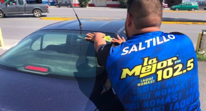 Pega de Calcas de La Mejor FM 102.5 Saltillo