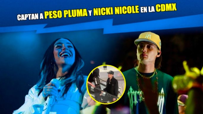 Captan a Peso Pluma y Nicki Nicole en lujosa tienda