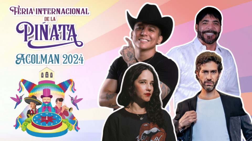 Estos son los artistas que se presentarán en la Feria de la Piñata Acolman 2024