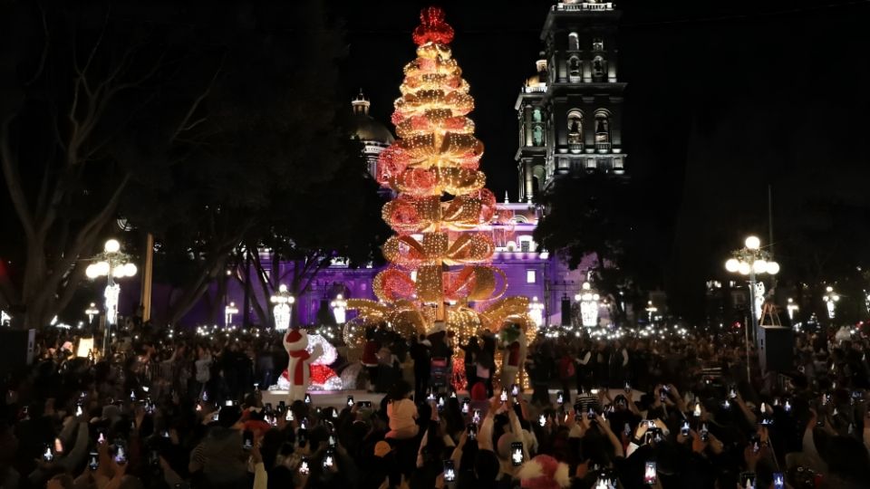 ¿Cuándo será el encendido del Árbol de Navidad en Puebla? 
