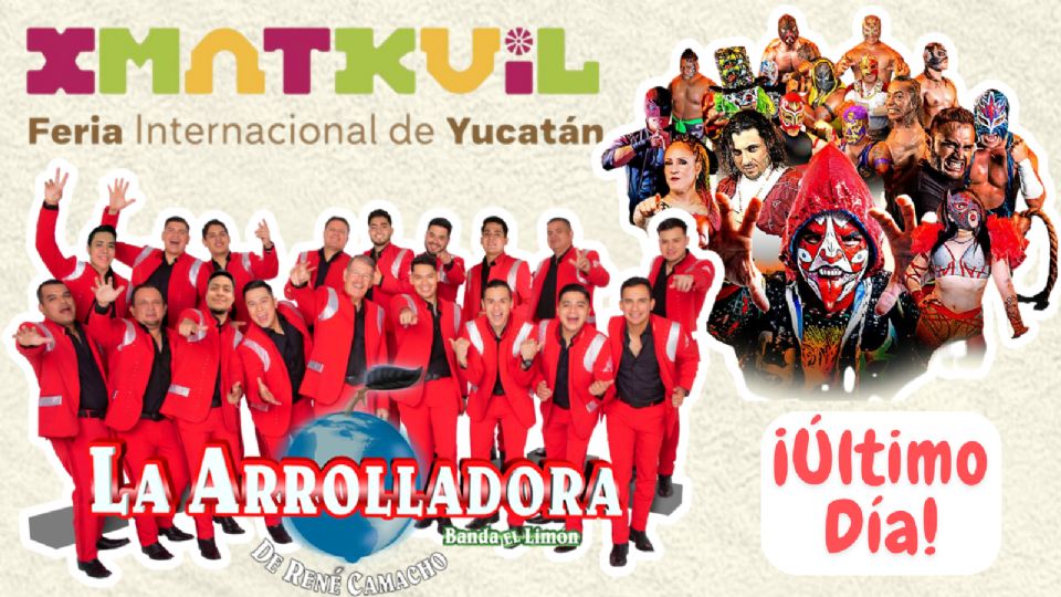 Estos son los artistas que se presentarán en la clausura de la Feria Xmatkuil  Yucatán 2024