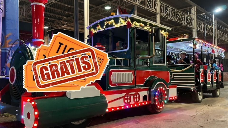 ¿Dónde visitar el tren navideño de CDMX y cuánto cobra?