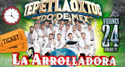 ¿A qué hora empieza el concierto de La Arrolladora HOY en Tepetlaoxtoc, EDOMEX? Ubicación y venta de boletos