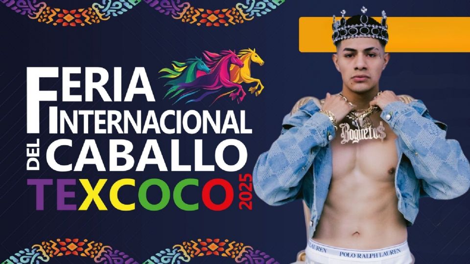 El bogueto primer artista confirmado en la Feria del Caballo de Texcoco 2025