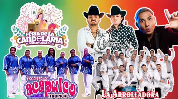 Feria de la Candelaria Tlaquiltenango 2025: Cartelera completa de artistas que se presentarán en esta edición