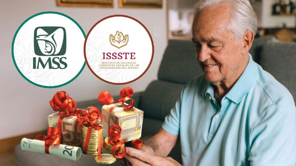 Aguinaldo pensionados IMSS e ISSSTE 2025