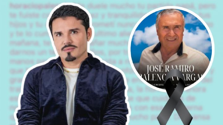 Horacio Palencia anuncia la muerte de su padre con triste mensaje: “Me duele mucho tu partida”