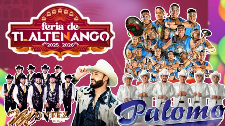 Feria Tlaltenango 2025-2026: Cartelera completa de artistas que darán concierto en Zacatecas