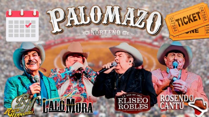 Palomazo Norteño anuncia concierto en la Plaza de Toros México 2026: Fecha y venta de boletos en CDMX