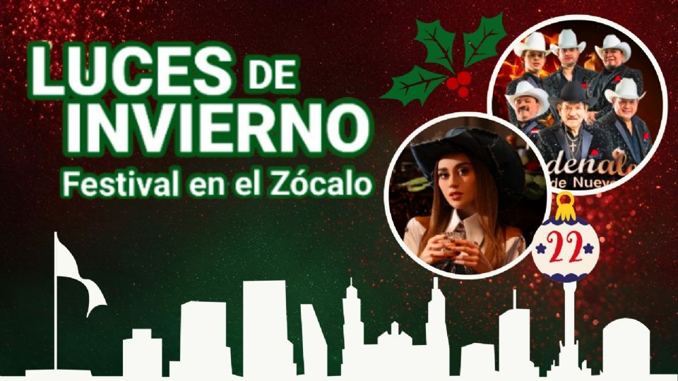 Festival Luces de Invierno CDMX 2025 Artistas y programa completo de actividades para hoy
