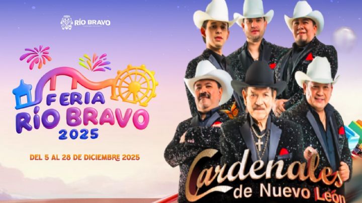 Feria Río Bravo 2025: ¿A qué hora inicia el concierto de Cardenales de Nuevo León HOY 26 de diciembre?