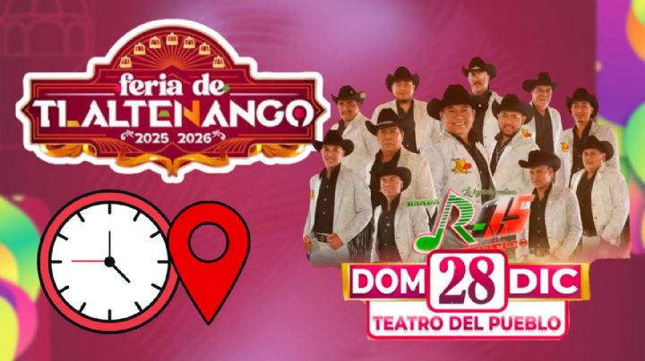 Feria Tlaltenango 2025-2026: ¿Qué artistas darán concierto HOY 28 de diciembre en Zacatecas? Programa completo