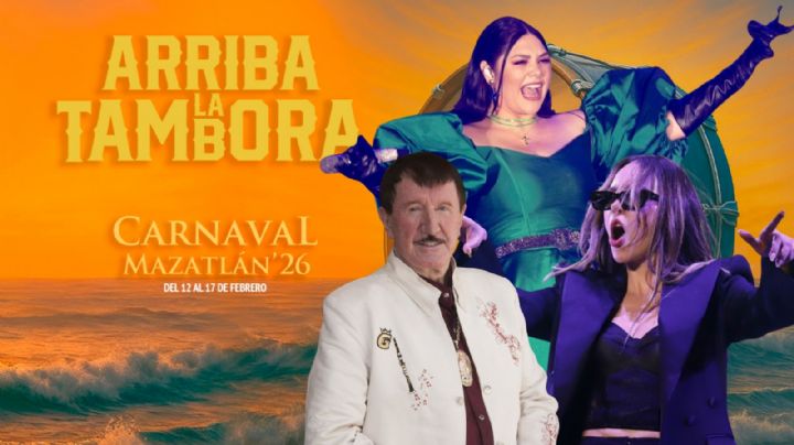 Carnaval Internacional Mazatlán 2026: Belinda, Yuridia, Edén Muñoz y más entre los artistas confirmados