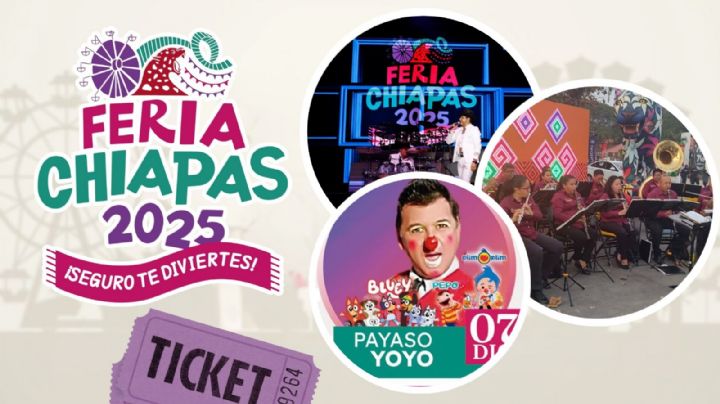 Feria Chiapas 2025: ¿Qué artistas se presentarán GRATIS HOY 7 de diciembre en el Foro Masivo?