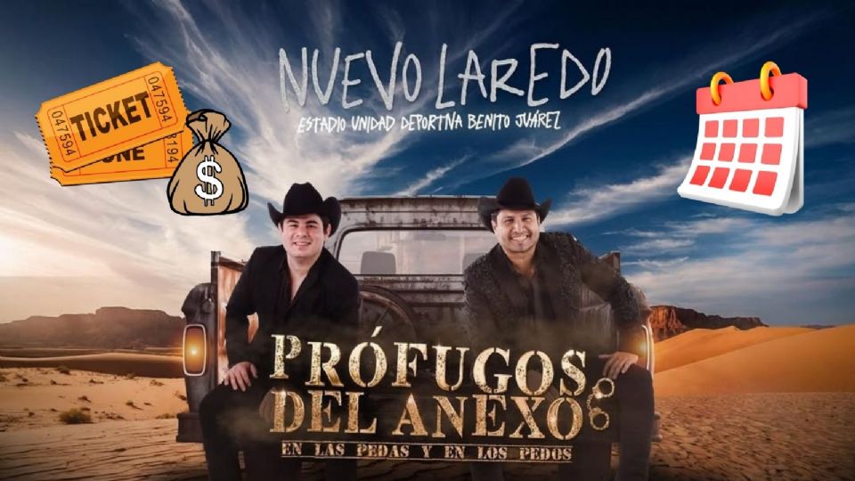 Prófugos anuncia concierto en Nuevo Laredo