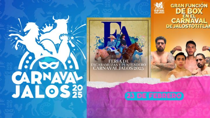 Carnaval Jalostotitlán 2025: Programa completo de actividades de HOY 23 de febrero