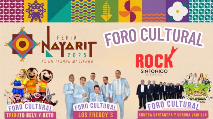 Feria Nayarit 2025: Cartelera completa de artistas que se presentarán GRATIS en el Foro Cultural; fechas y horarios