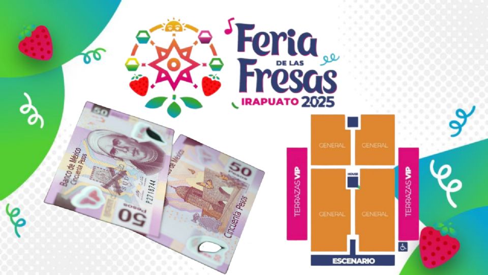 Costo de los conciertos en la Feria de las Fresas Irapuato 2025