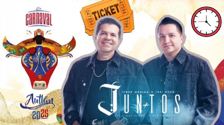 Carnaval Autlán 2025:¿A qué hora empieza el concierto de Jorge Medina y Josi Cuen HOY 28 de febrero?