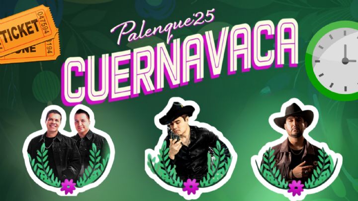 Palenque Cuernavaca 2025: ¿A qué hora inicia la venta de boletos HOY 12 de marzo? Zonas y precios por artista