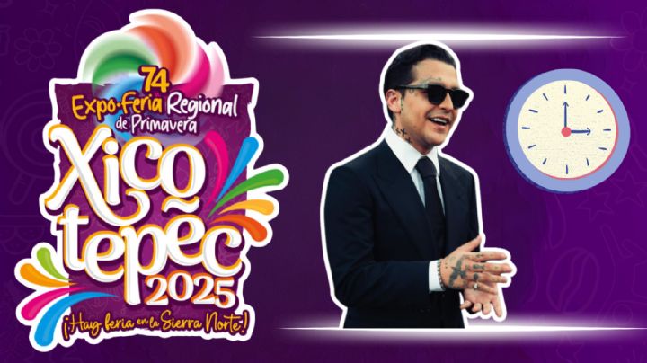 Feria de la Primavera Xicotepec 2025: ¿A qué hora empieza el concierto de Christian Nodal HOY 16 de abril?