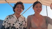 Foto ilustrativa de la nota titulada: Así cantan Ángela Aguilar y Christian Nodal el nuevo tema "Nadie se va como llegó" desde el mar