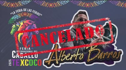 Alberto Barros cancela concierto en la Feria del Caballo Texcoco 2025, ¿Qué artistas suplirán su espectáculo?