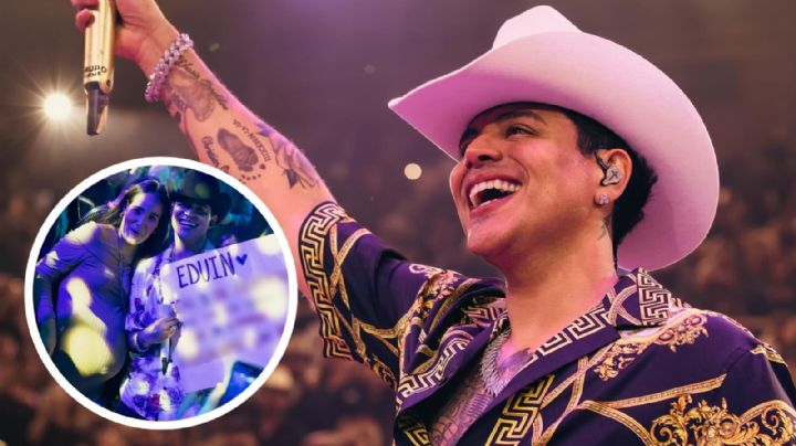 Eduin Caz presume que mujer embarazada fue a concierto de Grupo Firme en lugar de dar a luz
