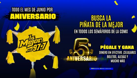 Busca la piñata de La Mejor FM y Gana