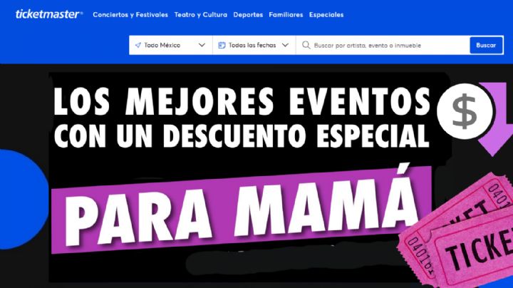 ¡Conciertos con 30% de descuento! Ticketmaster lanza promociones por el Día de las Madres 2025