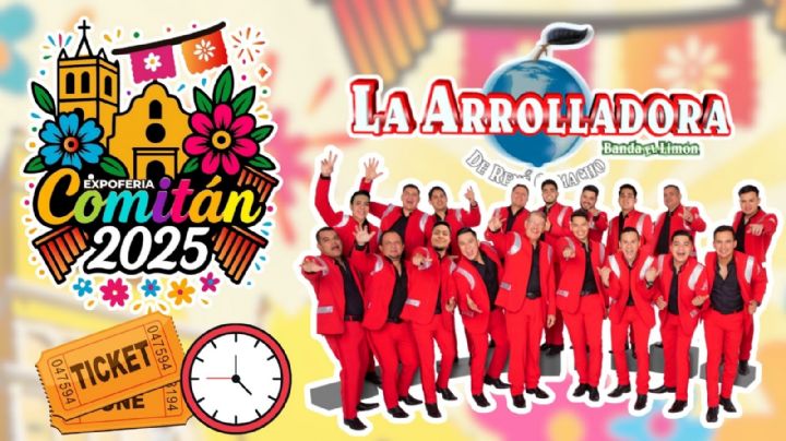 ExpoFeria Comitán 2025: ¿A qué hora empieza el concierto de La Arrolladora HOY 30 de julio en el Palenque?