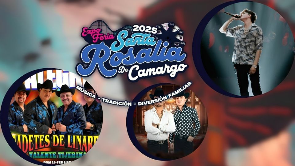 Cartelera de artistas de la Expo Feria Santa Rosalía 2025