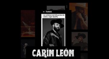 Carin León, uno de los artistas más influyentes en Latinoamérica