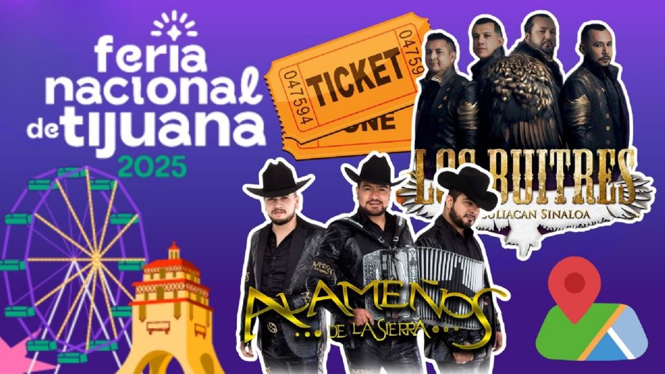 Estos son los artistas que se presentarán HOY en la Feria Nacional de Tijuana 2025