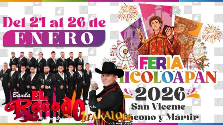 Feria Chicoloapan 2026: Cartelera de artistas que se presentarán en el EDOMEX