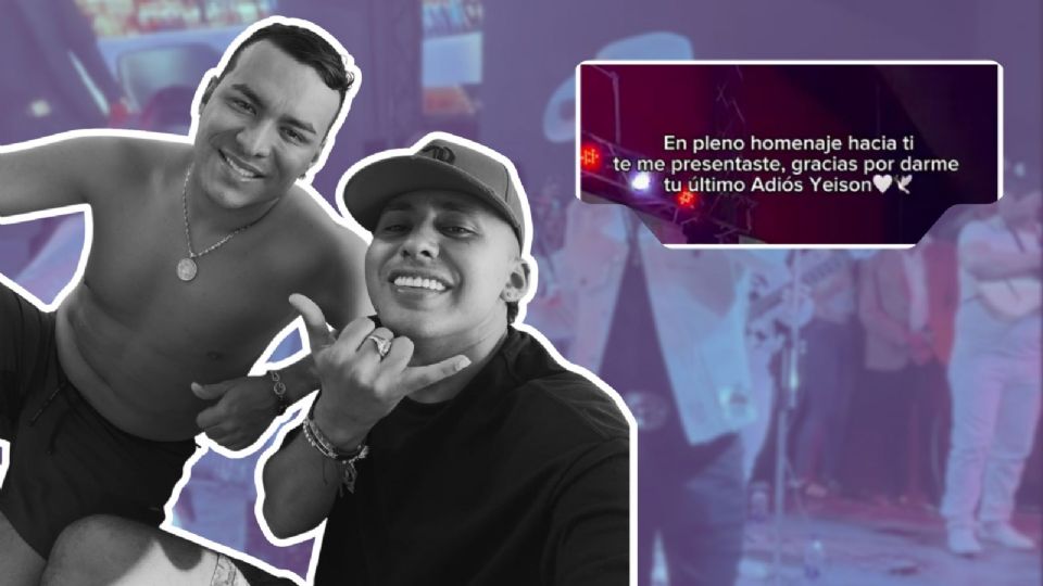 ebastián Ayala asegura que Yeison Jiménez se manifestó en pleno concierto.