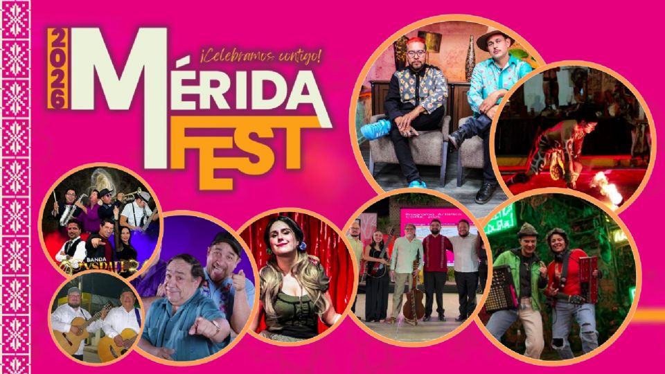 Actividades del 16 de enero en el Mérida Fest 2026