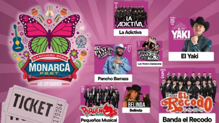 Monarca Fest Zitácuaro 2026: Cartelera completa de artistas que darán concierto en Michoacán; fechas y precio de los boletos