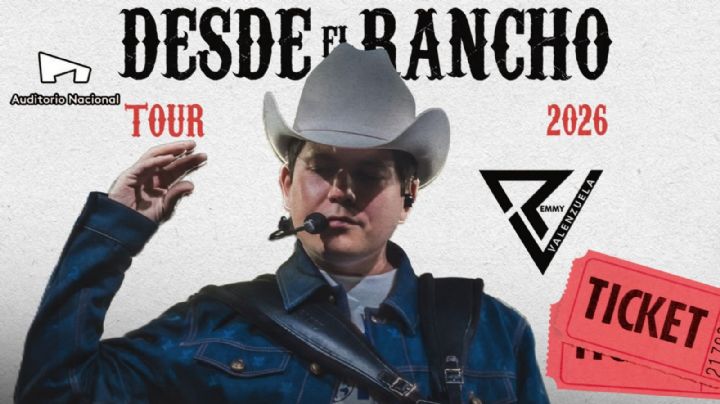 Remmy Valenzuela en el Auditorio Nacional 2026: Lista de zonas y precios para "En Vivo Desde el Rancho" Tour