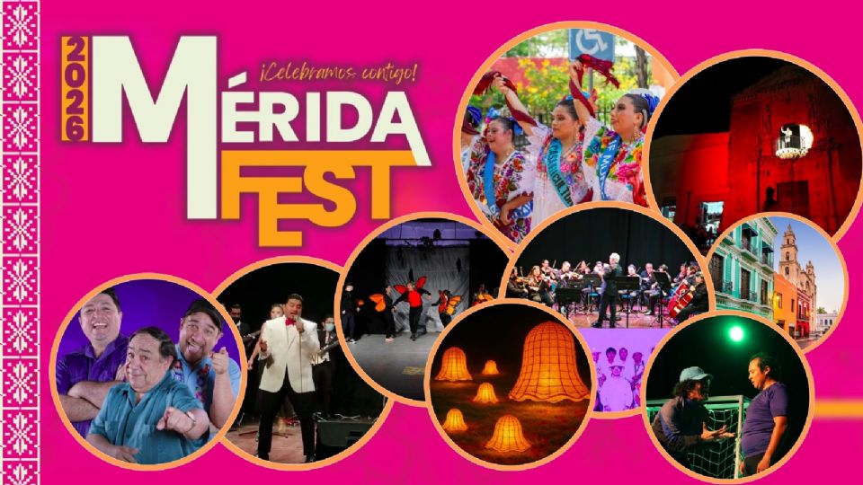 Actividades del 7 de enero en el Mérida Fest 2026.