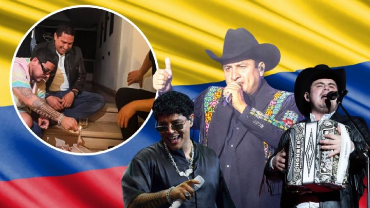Julión Álvarez y Alfredo Olivas sorprenden al aparecer juntos en Colombia: ¿Regresa Prófugos del Anexo?