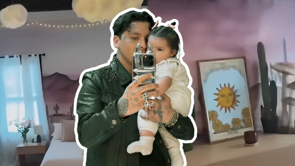 Christian Nodal prepara recámara para recibir a su hija Inti en su casa