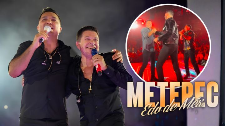 Luis Ángel El Flaco y Max Peraza sorprenden en concierto de Jorge Medina y Josi Cuen en el Metepec