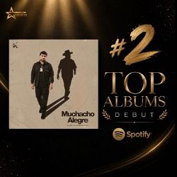Nuevo disco de Luis R Conriquez debuta en el Top Ten Global de Spotify