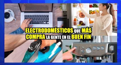 Electrodomésticos que más compra la gente en el buen fin