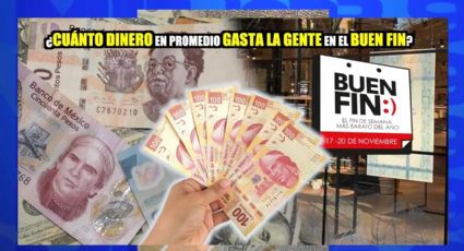 ¿Cuánto dinero en promedio gasta la gente en el Buen Fin?