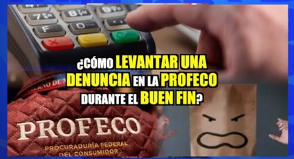 ¿Cómo levantar una denuncia en la PROFECO durante el Buen Fin?