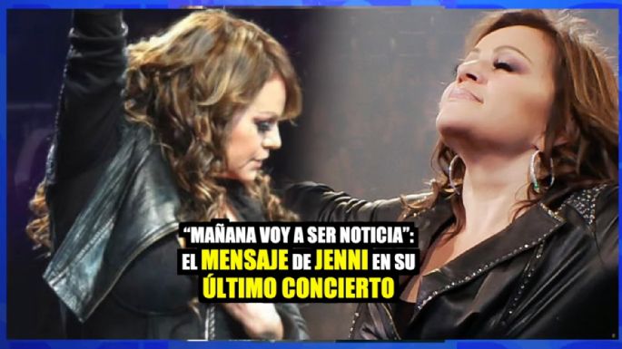 “Mañana voy a ser noticia”: El mensaje de Jenni en su último concierto