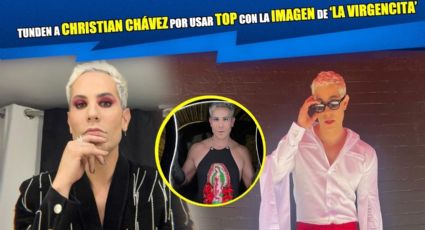 Christian Chávez es criticado por usar un top con la imagen de la Virgen De Guadalupe